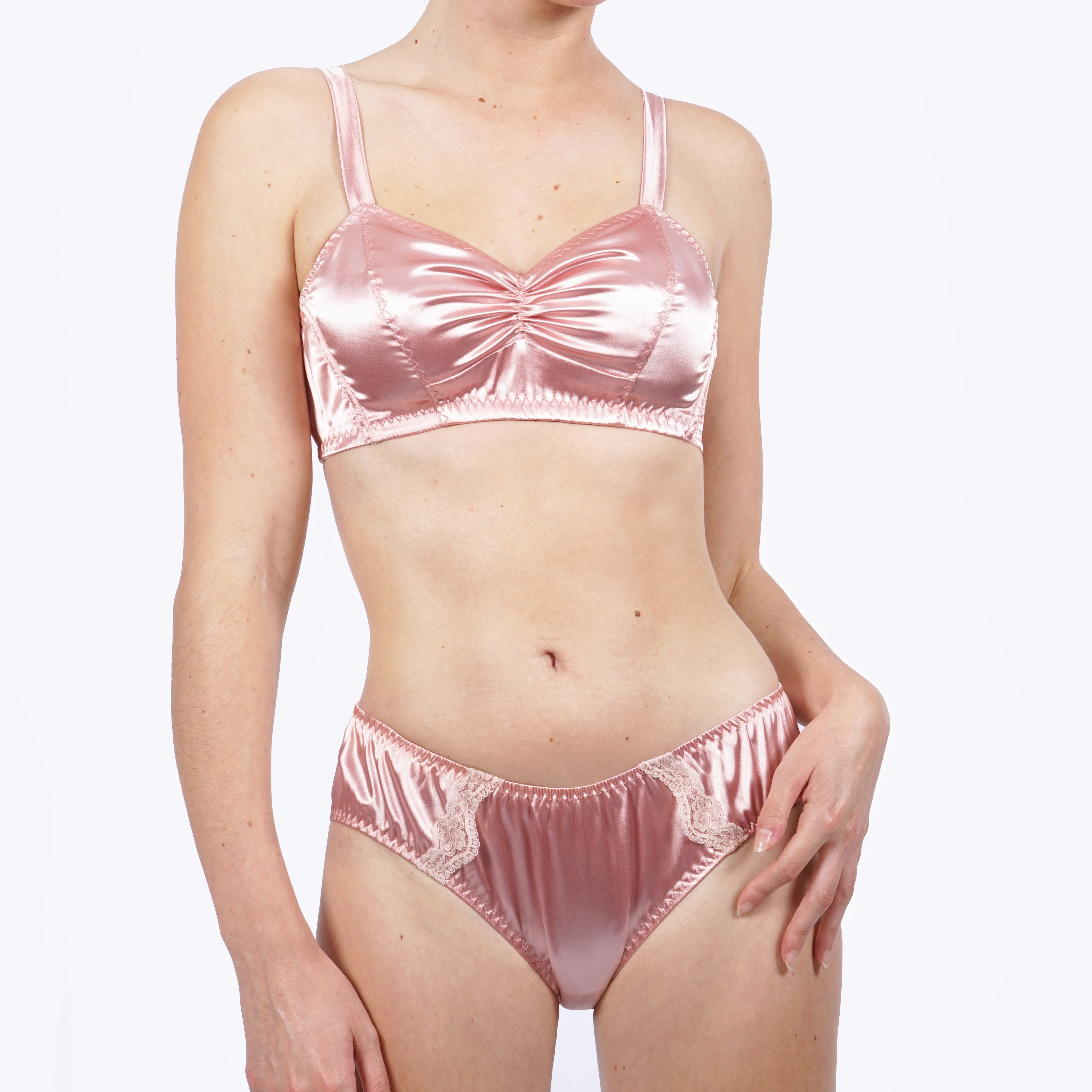 Satin “Pacotille” bra