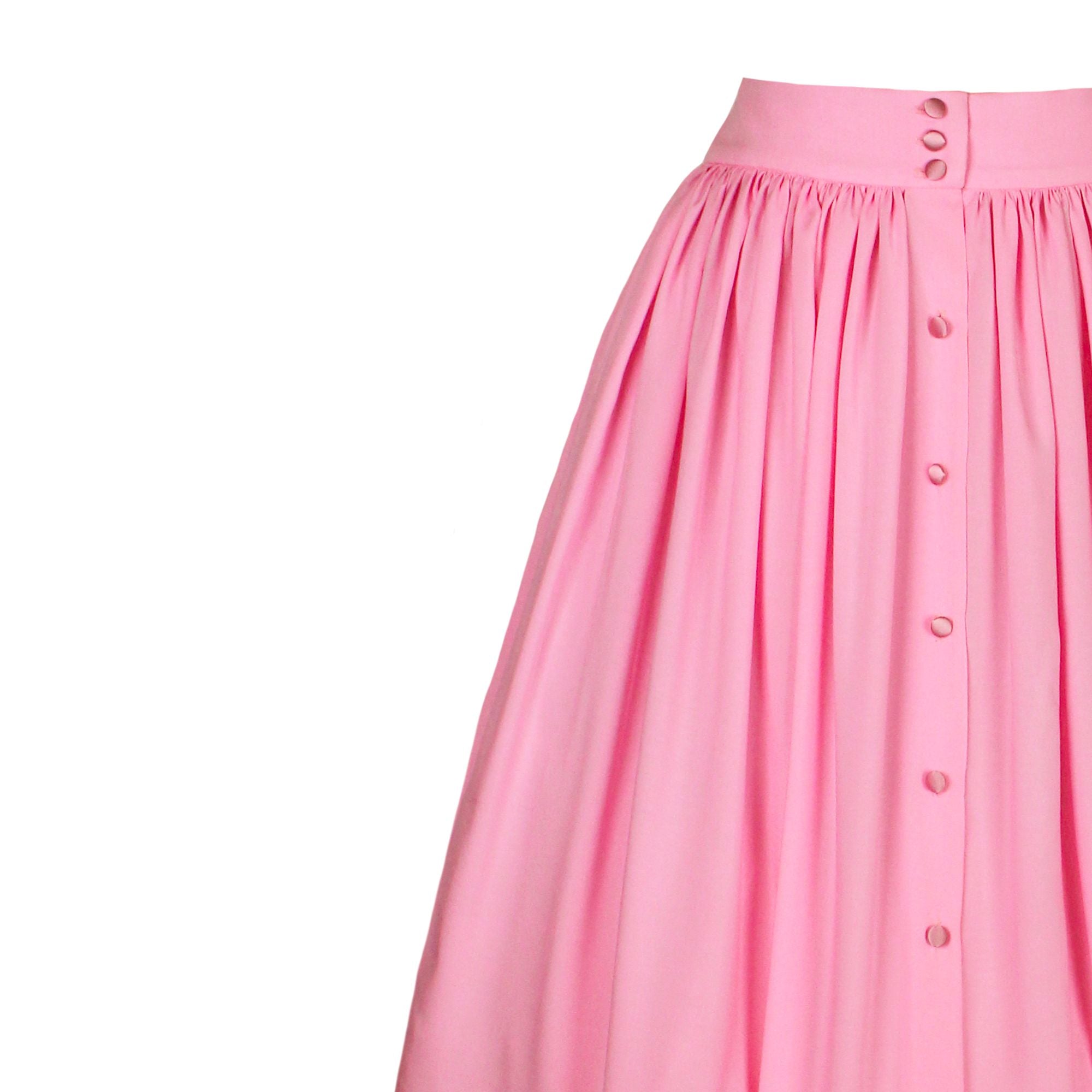 Jupe midi « Garden party »