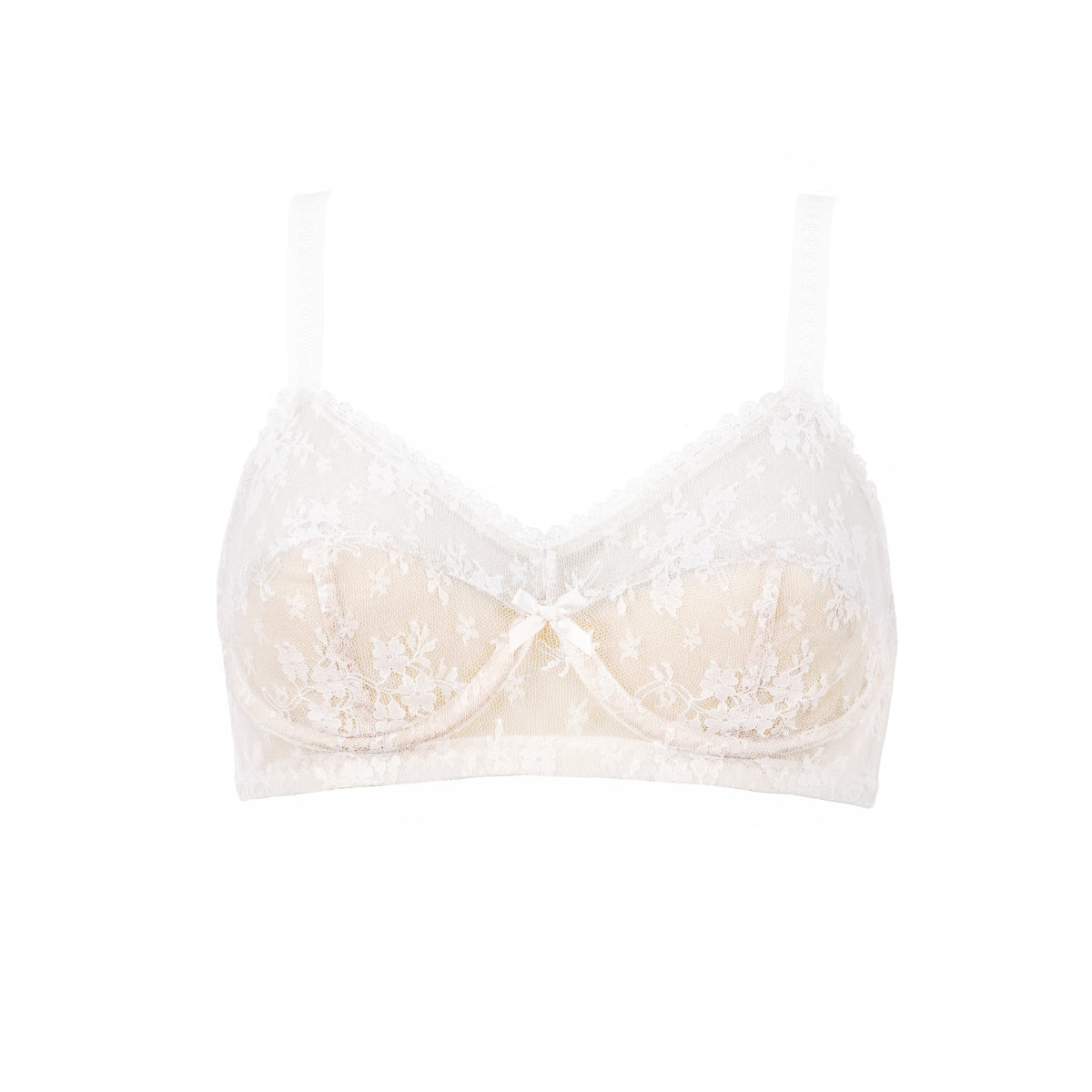 Chamade white “Cocktail” bra