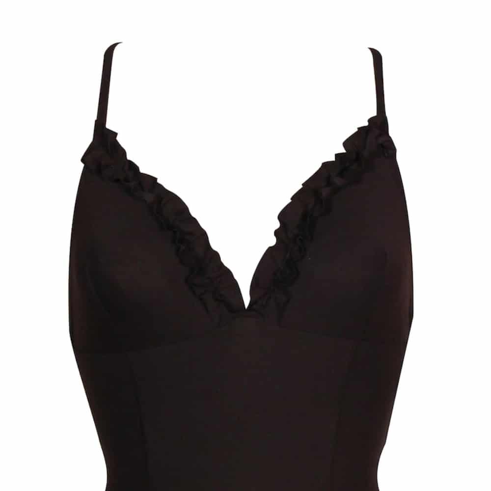 "Victor" black one-piece swimsuit
