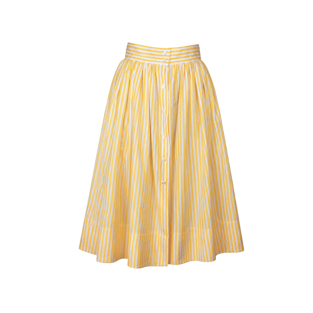 Jupe midi « Garden party »