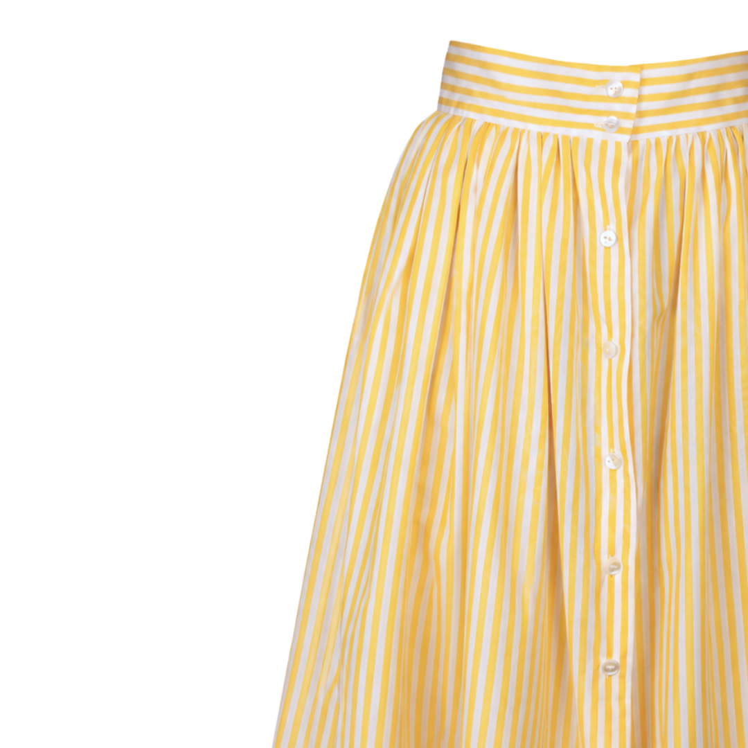 Jupe midi « Garden party »