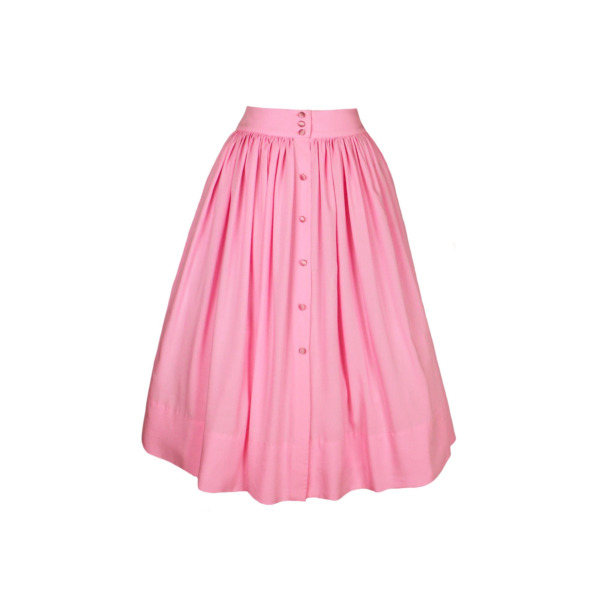 Jupe midi « Garden party »