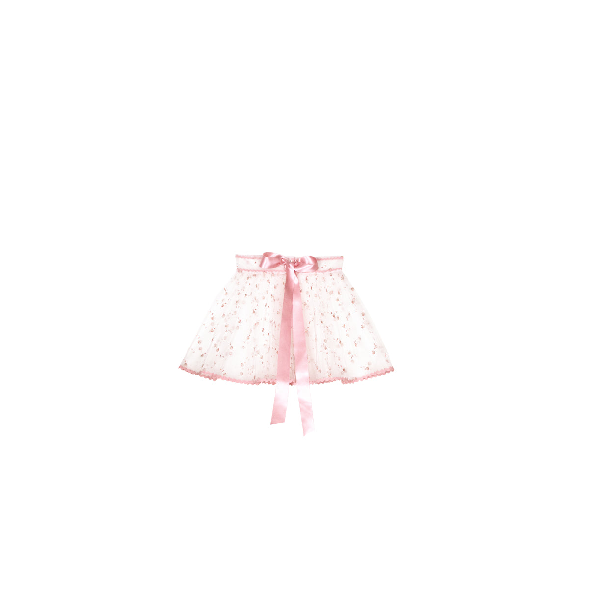 “Voyage” mini apron skirt