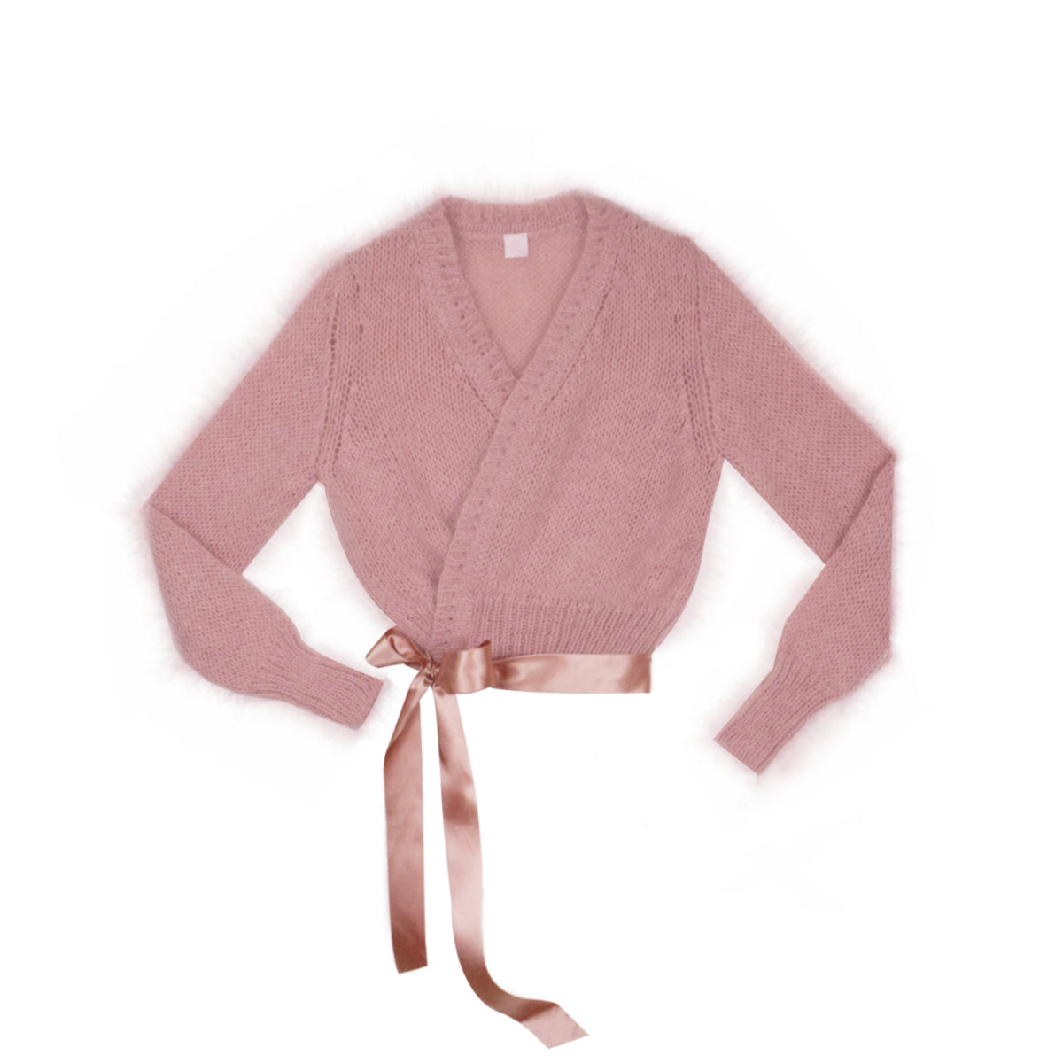 Angora « Cache-cœur » Sunset Rose